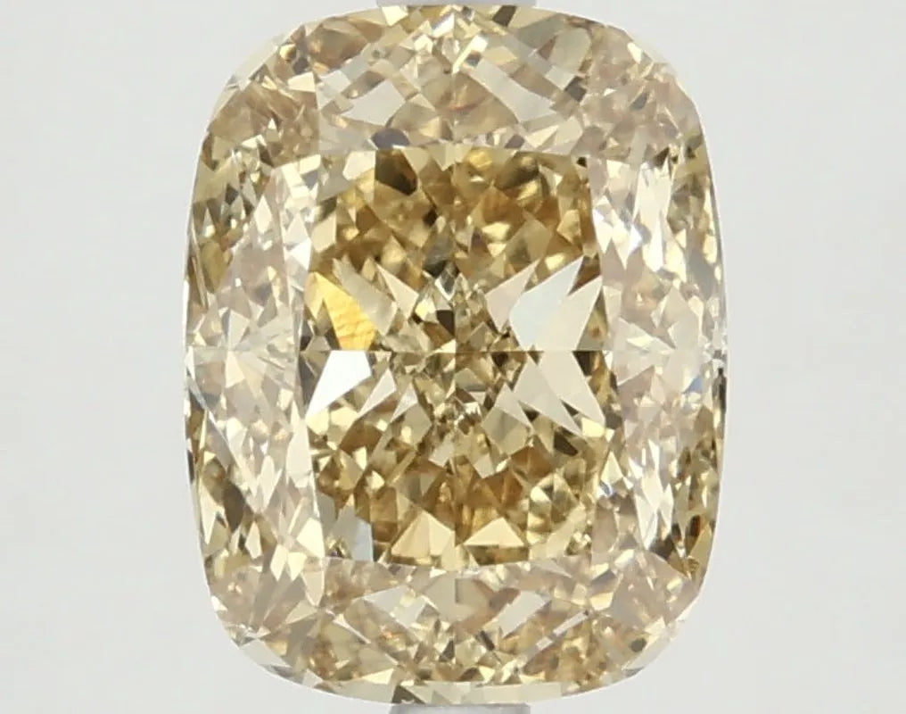 DovEggs 3.050ct Cushion F.V.Yellow VS1-LAB GROWN DIAMOND-LKJ12A112