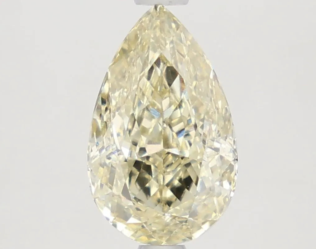 DovEggs 1.710ct Pear F.L.Yellow VS2-LAB GROWN DIAMOND-LKJ10A63