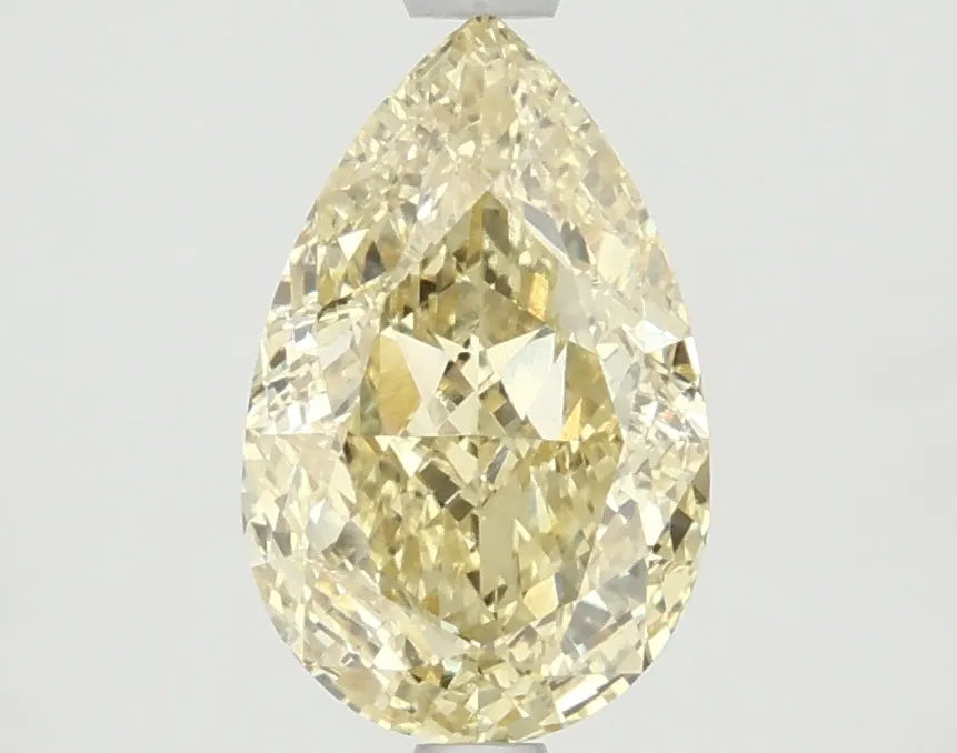 DovEggs 2.150ct Pear F.I.Yellow VVS2-LAB GROWN DIAMOND-LKF06A40