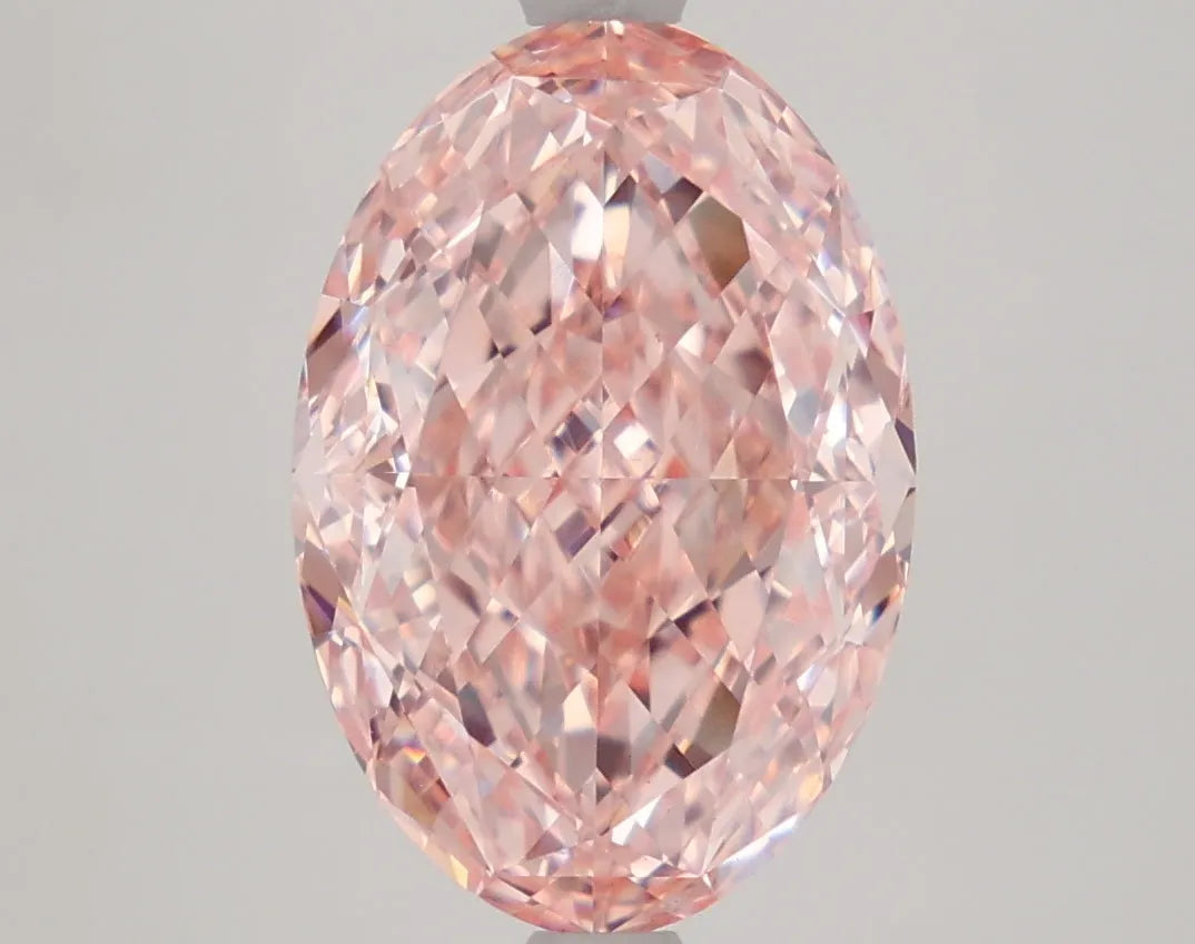 DovEggs 4.520ct Oval F.I.Pink VVS2-LAB GROWN DIAMOND-LFE75A15