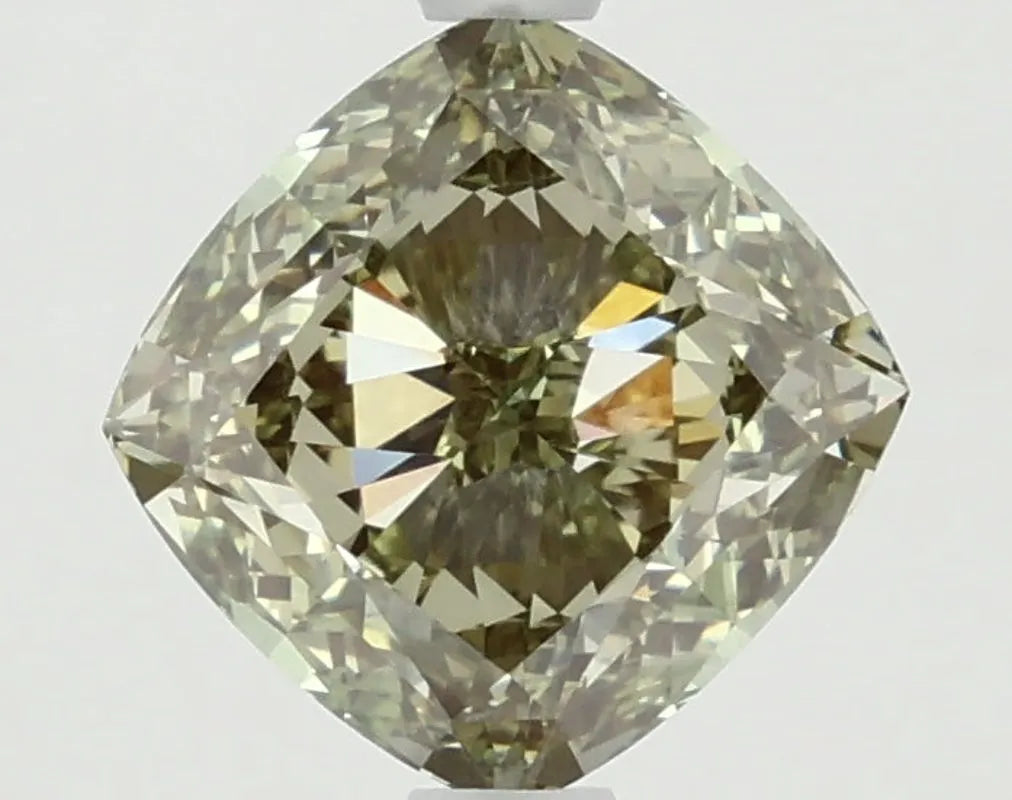 DovEggs 2.190ct Cushion F.V.Green VS1-LAB GROWN DIAMOND-LEP193A6