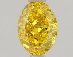 DovEggs 1.180ct Oval F.V.Yellow VVS2-LAB GROWN DIAMOND-LSJ03B1