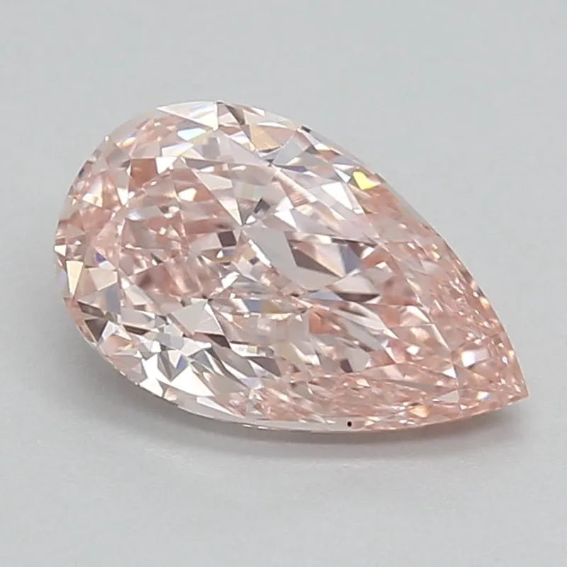 DovEggs 0.920ct Pear F.V.Pink VS1-LAB GROWN DIAMOND-LEFF01A143