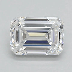 DovEggs 0.940ct Emerald D VVS2-LAB GROWN DIAMOND-LRK18A61