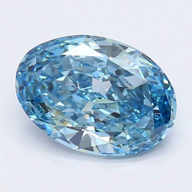 DovEggs 0.870ct Oval F.V.Blue VVS2-LAB GROWN DIAMOND-LRM07A54