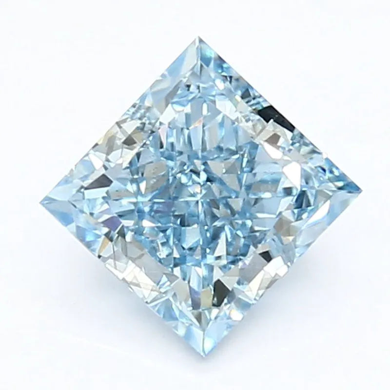 DovEggs 1.650ct Princess F.I.Blue VS1-LAB GROWN DIAMOND-LEL12D15