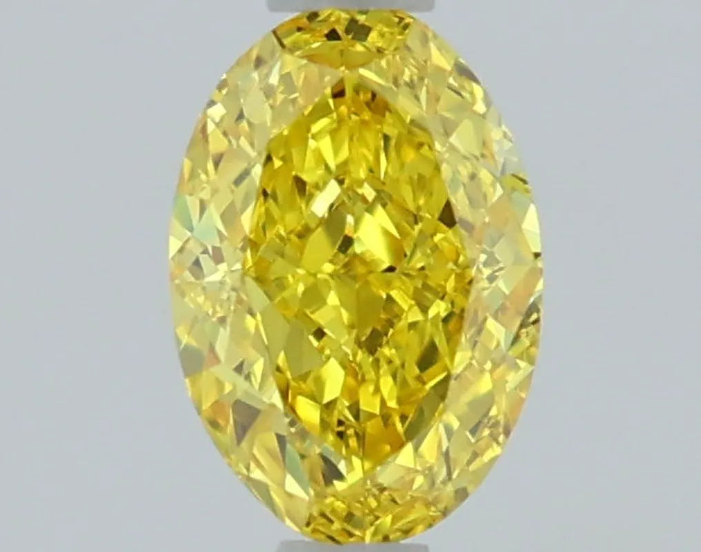 DovEggs 1.030ct Oval F.V.Yellow VVS2-LAB GROWN DIAMOND-LSJ02B3