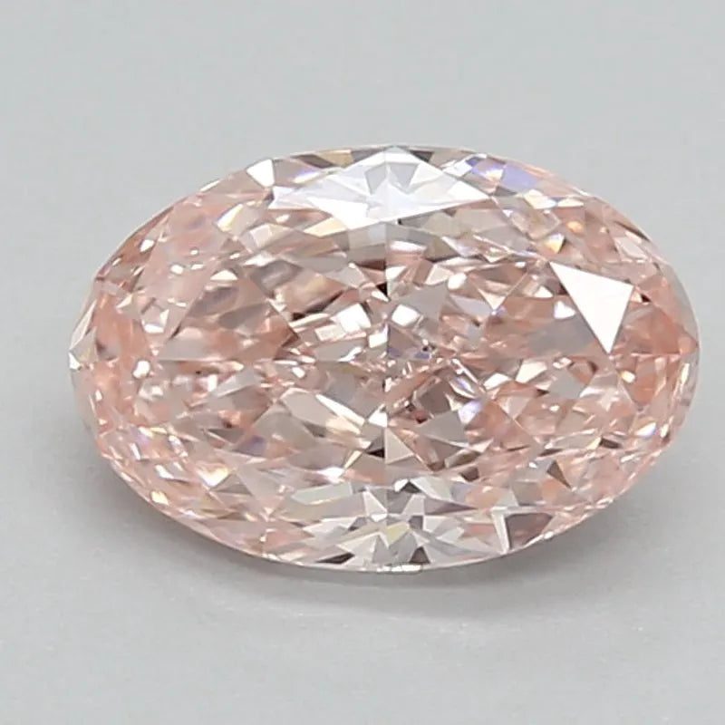 DovEggs 0.820ct Oval Step F.V.Pink VS1-LAB GROWN DIAMOND-LFE72A96
