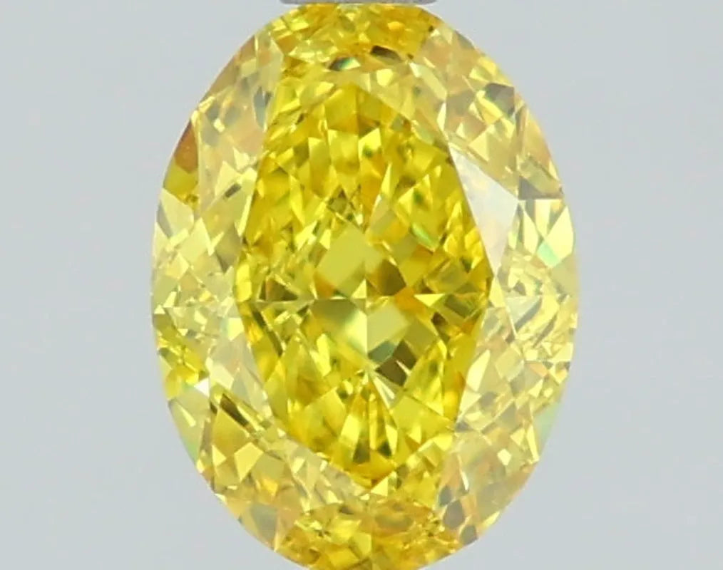 DovEggs 1.170ct Oval F.V.Yellow VS1-LAB GROWN DIAMOND-LSJ03B6