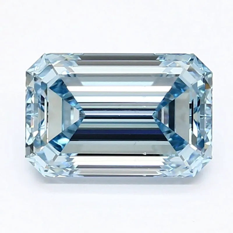 DovEggs 1.570ct Emerald F.I.Blue VS2-LAB GROWN DIAMOND-LET95J1