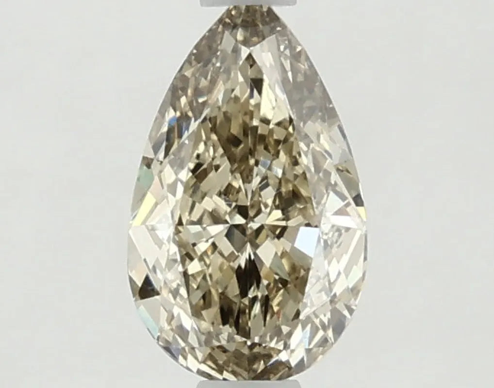 DovEggs 1.120ct Pear F.V.Yellow VVS2-LAB GROWN DIAMOND-LKF06A68