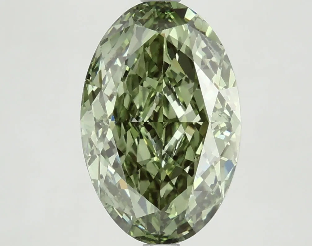 DovEggs 4.170ct Oval F.V.Green VS1-LAB GROWN DIAMOND-LFE74A9