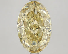 DovEggs 3.030ct Oval F.I.Yellow VS2-LAB GROWN DIAMOND-LKJ11A28