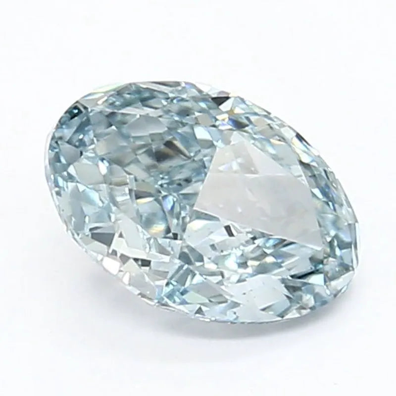 DovEggs 1.290ct Oval F.I.Gree.Blue VS1-LAB GROWN DIAMOND-LHG35C3