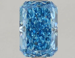 DovEggs 0.980ct Radiant F.V.Blue SI1-LAB GROWN DIAMOND-LEI12C202