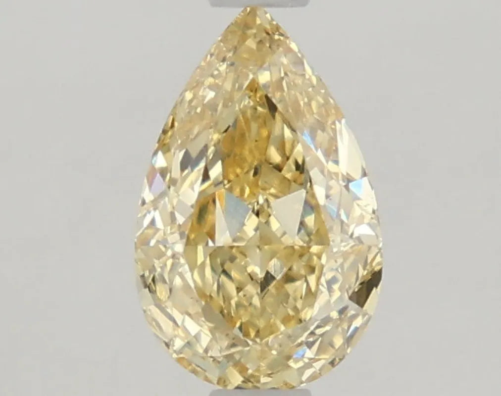 DovEggs 1.030ct Pear F.I.Yellow VS1-LAB GROWN DIAMOND-LKJ11A53