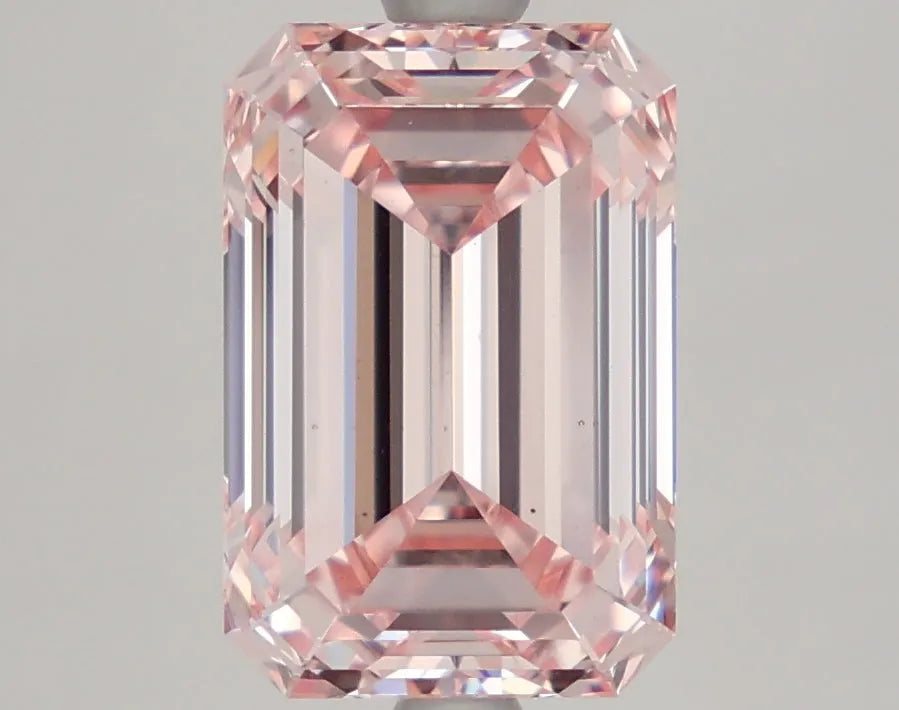 DovEggs 3.690ct Emerald F.I.Pink VS1-LAB GROWN DIAMOND-LHD24A1