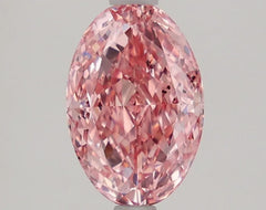 DovEggs 1.820ct Oval F.V.Pink SI1-LAB GROWN DIAMOND-LEK67A26