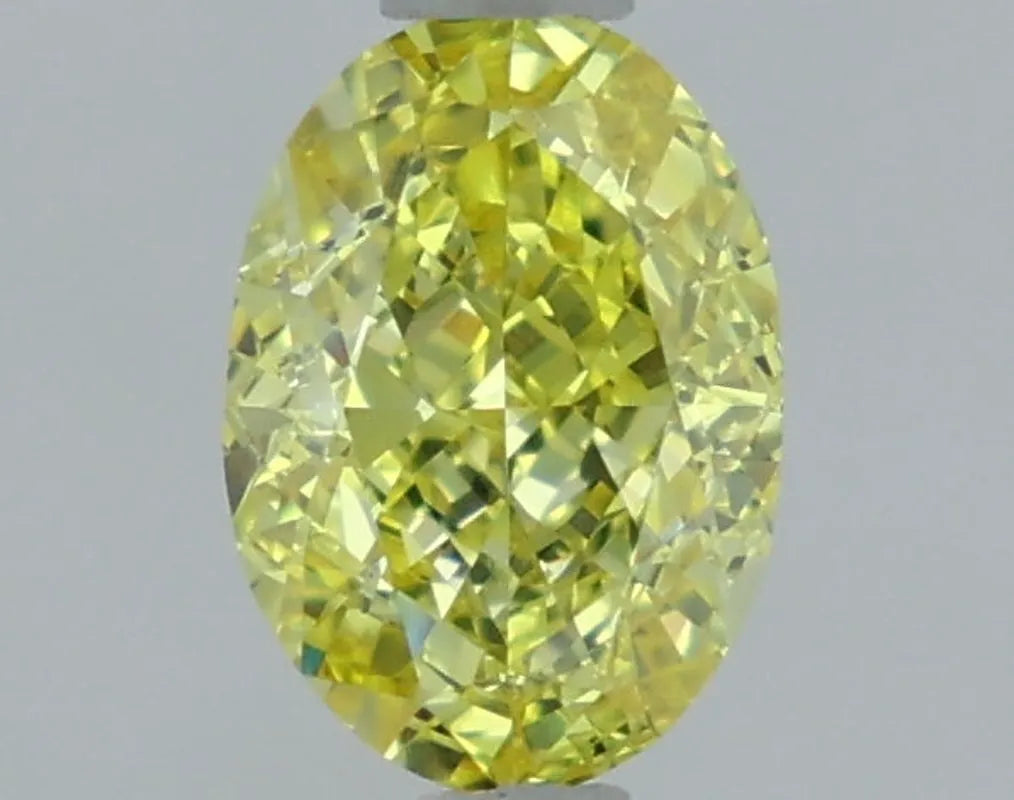 DovEggs 1.130ct Oval F.V.Yellow VVS2-LAB GROWN DIAMOND-LSJ04A1