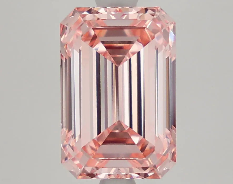 DovEggs 3.310ct Emerald F.I.Pink VVS2-LAB GROWN DIAMOND-LKP71A15