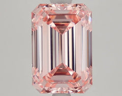 DovEggs 3.310ct Emerald F.I.Pink VVS2-LAB GROWN DIAMOND-LKP71A15