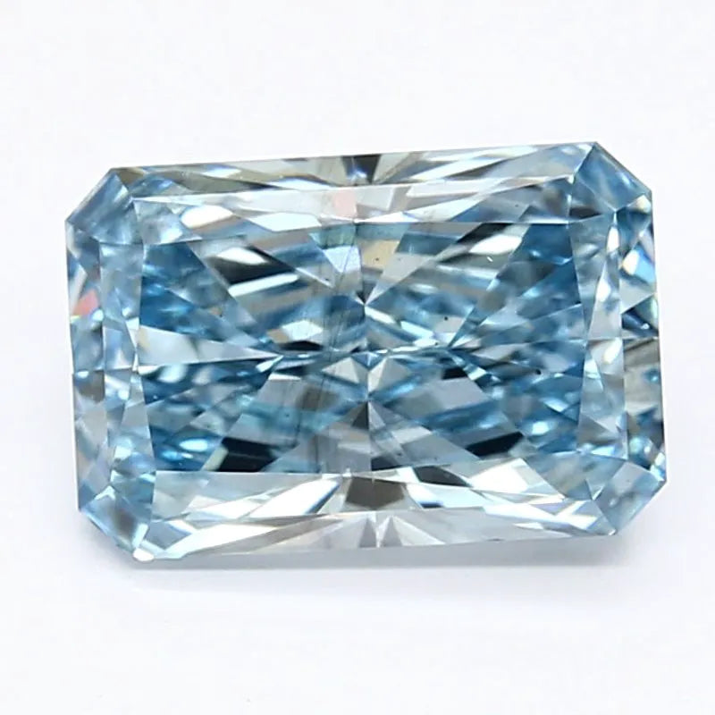 DovEggs 2.130ct Radiant F.V.Blue SI1-LAB GROWN DIAMOND-LET99B206