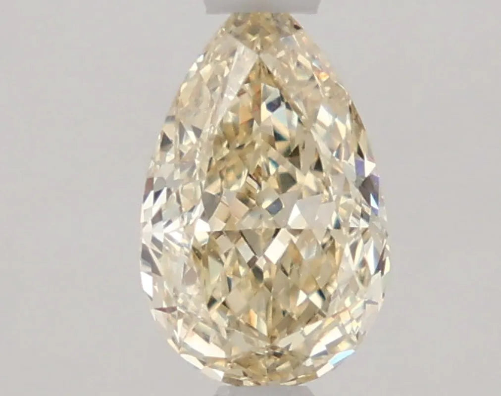 DovEggs 1.100ct Pear F.L.Yellow VVS2-LAB GROWN DIAMOND-LKJ03A13
