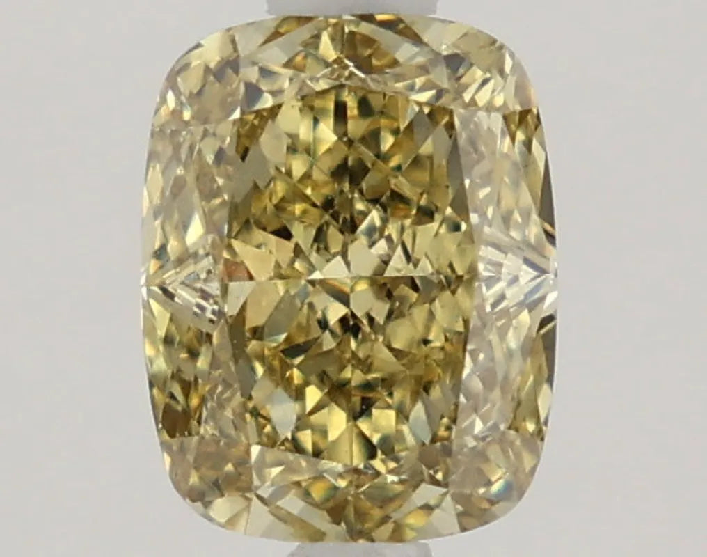 DovEggs 1.580ct Cushion F.V.Yellow VS1-LAB GROWN DIAMOND-LKJ01A5