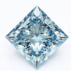 DovEggs 2.710ct Princess F.V.Blue VS2-LAB GROWN DIAMOND-LET122F8