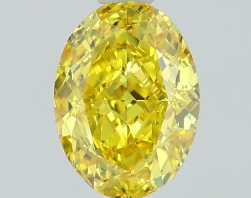 DovEggs 1.100ct Oval F.V.Yellow VVS2-LAB GROWN DIAMOND-LSJ05D6