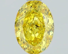 DovEggs 1.100ct Oval F.V.Yellow VVS2-LAB GROWN DIAMOND-LSJ05D6