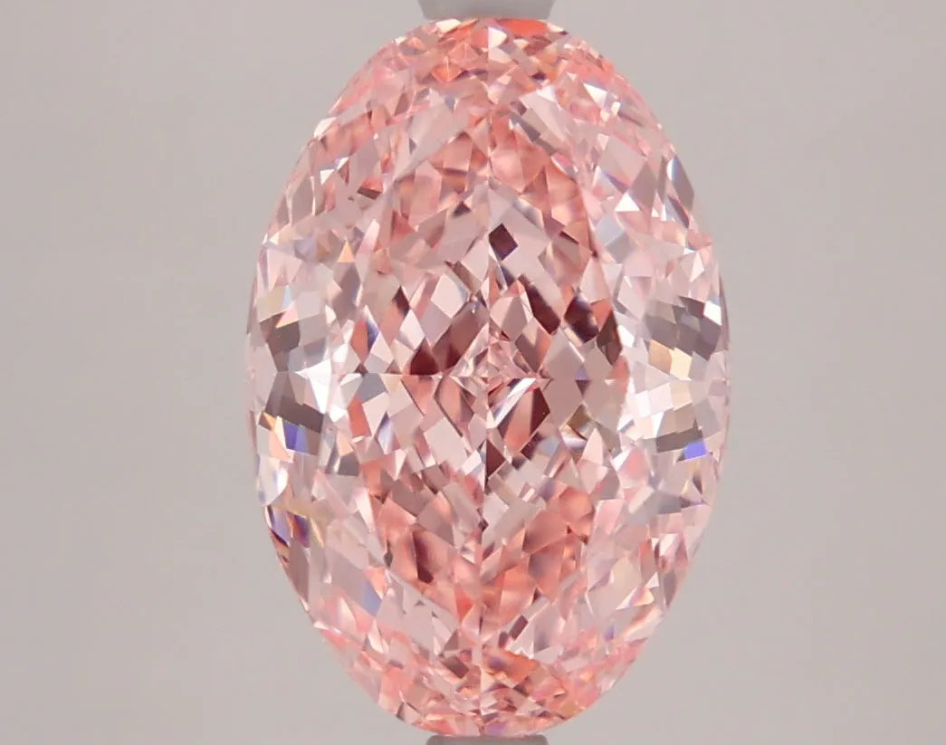 DovEggs 4.180ct Oval F.V.Pink VVS2-LAB GROWN DIAMOND-LFE50A87