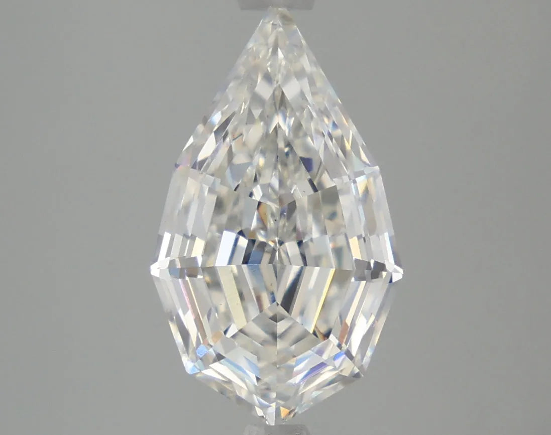 DovEggs 2.970ct Pear Step F VS1-LAB GROWN DIAMOND-LEG14A21