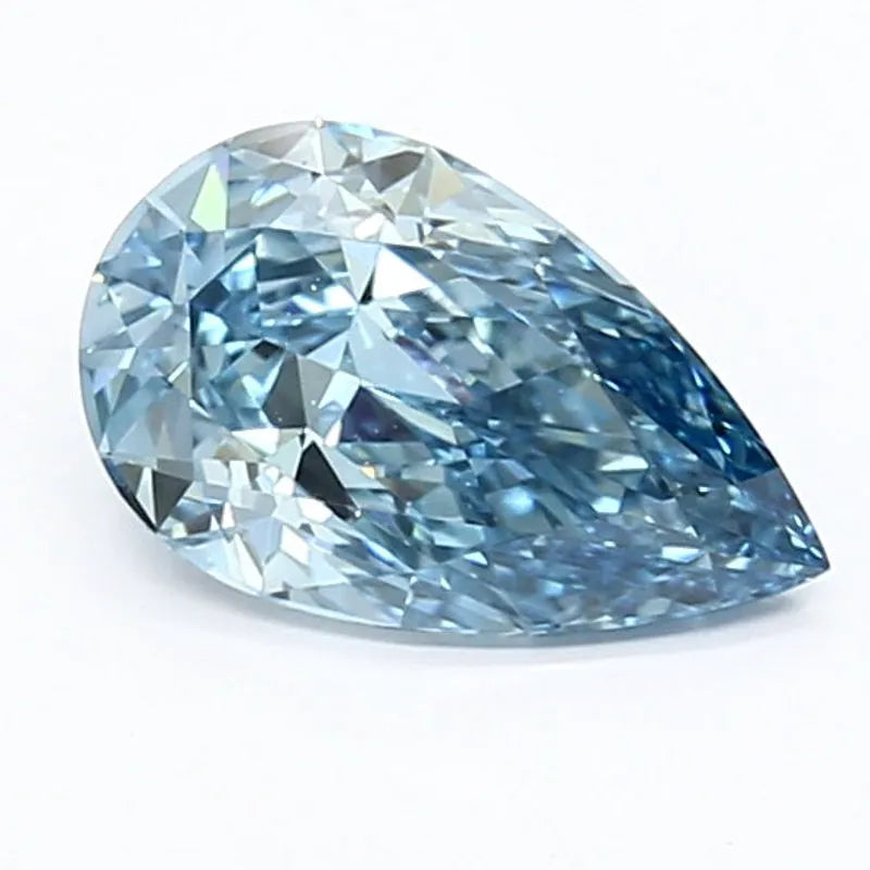 DovEggs 1.100ct Pear F.V.Blue VS1-LAB GROWN DIAMOND-LET97O6