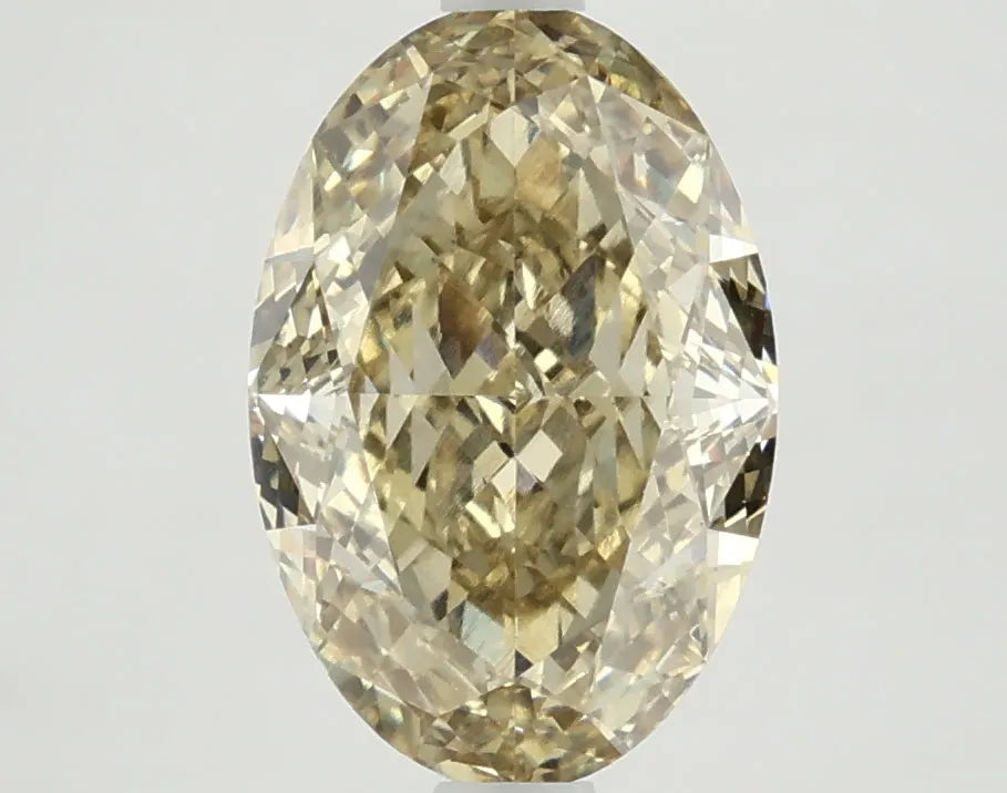 DovEggs 3.260ct Oval F.V.Yellow VS1-LAB GROWN DIAMOND-LKJ08A16