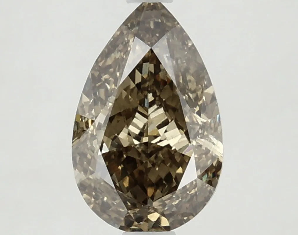 DovEggs 2.040ct Pear F.V.Yellow VS1-LAB GROWN DIAMOND-LKJ09A57