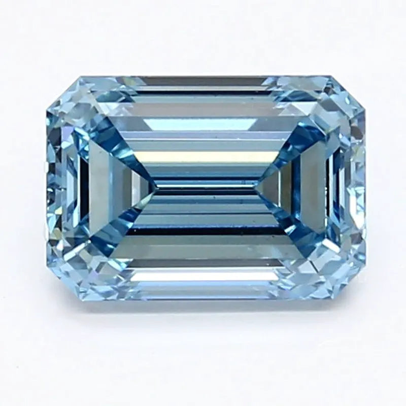DovEggs 1.290ct Emerald F.V.Blue VS2-LAB GROWN DIAMOND-LET118G208