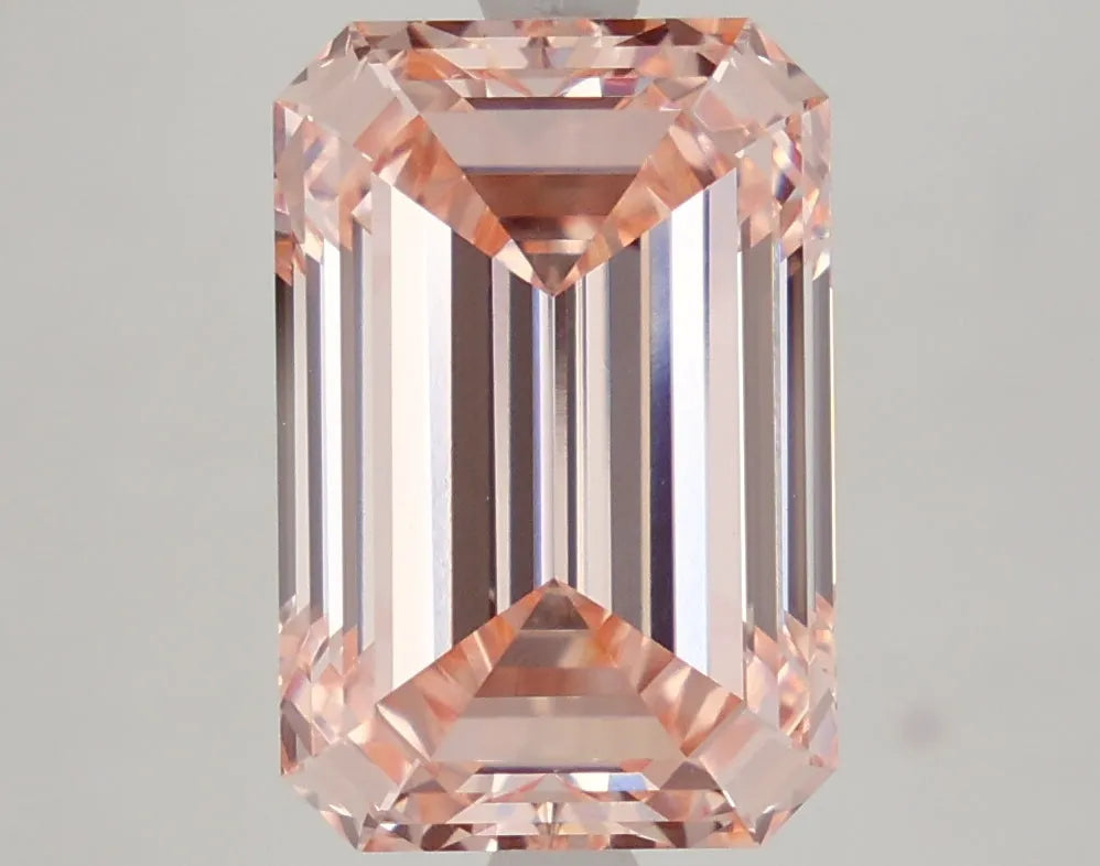 DovEggs 5.030ct Emerald F.I.Pink VVS2-LAB GROWN DIAMOND-LFE50A35