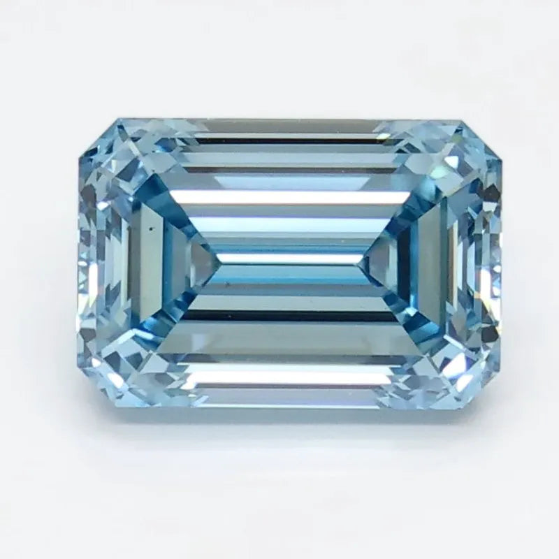 DovEggs 2.040ct Emerald F.V.Blue VS2-LAB GROWN DIAMOND-LET101C5