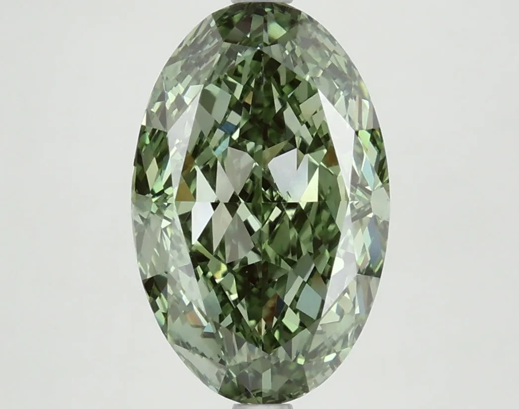 DovEggs 4.070ct Oval F.V.Green VS1-LAB GROWN DIAMOND-LFE96A14