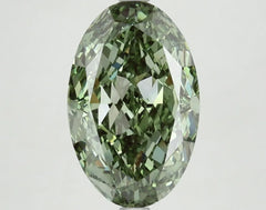 DovEggs 4.070ct Oval F.V.Green VS1-LAB GROWN DIAMOND-LFE96A14