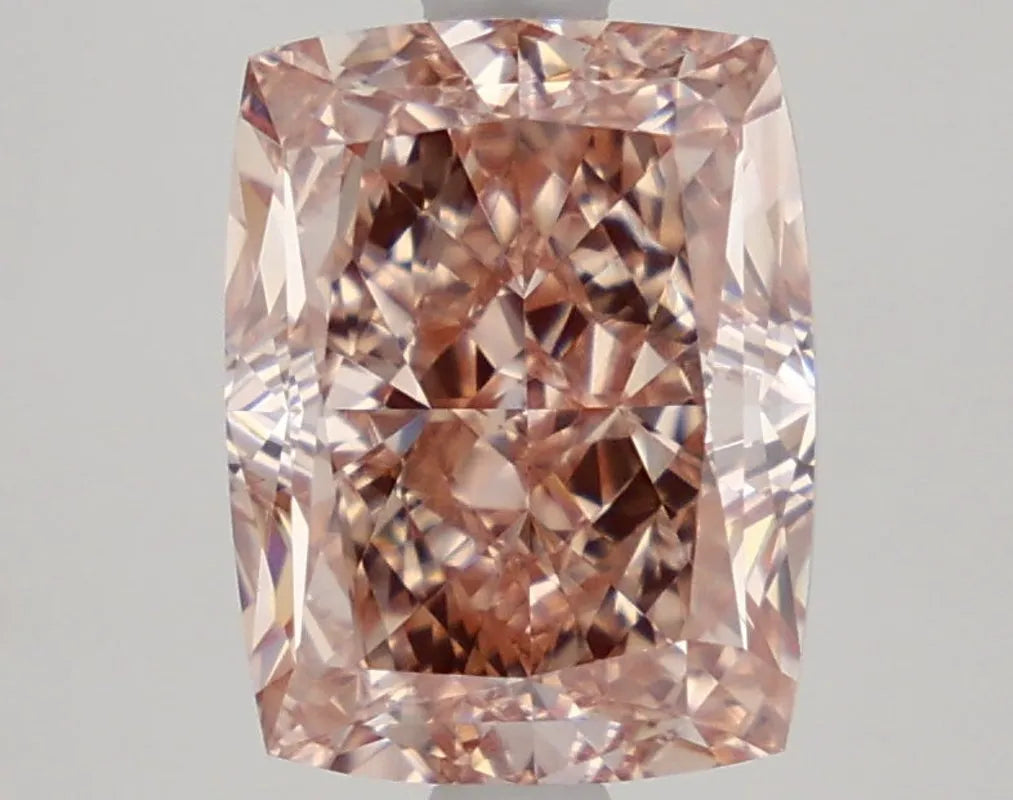 DovEggs 3.350ct Cushion F.I.Br.Pink VVS2-LAB GROWN DIAMOND-LEK61A40