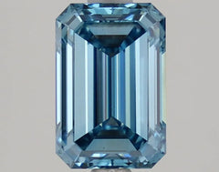 DovEggs 2.010ct Emerald F.V.Blue VS1-LAB GROWN DIAMOND-LLA88A59