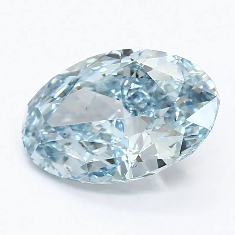 DovEggs 1.670ct Oval F.I.Blue VS1-LAB GROWN DIAMOND-LET119G1
