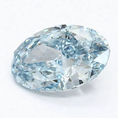 DovEggs 1.670ct Oval F.I.Blue VS1-LAB GROWN DIAMOND-LET119G1