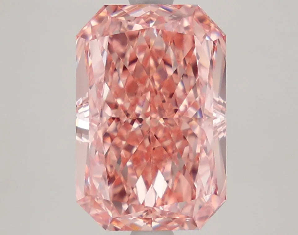 DovEggs 4.130ct Radiant F.V.Pink VVS2-LAB GROWN DIAMOND-LFE90A3