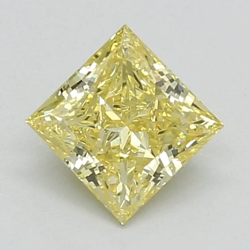 DovEggs 0.650ct Princess F.V.Yellow VS1-LAB GROWN DIAMOND-LSJ04C8