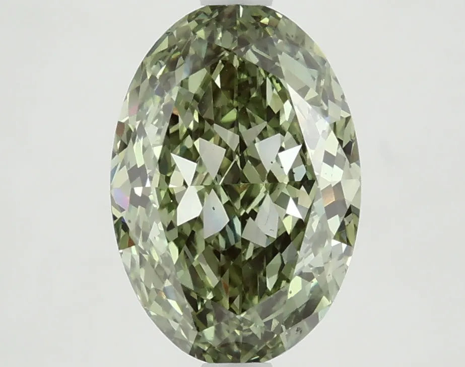DovEggs 3.220ct Oval F.V.Green VS2-LAB GROWN DIAMOND-LEF50A5