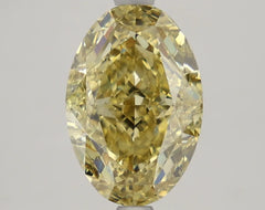 DovEggs 3.720ct Oval F.V.Yellow VS2-LAB GROWN DIAMOND-LKJ01A3