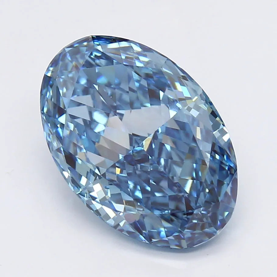 DovEggs 2.420ct Oval F.V.Blue VS1-LAB GROWN DIAMOND-LFE44A324